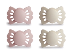 FRIGG cream blush pacifier Lucky silicone (4-pack)